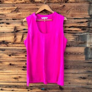 TRINA TURK | Bright Pink Blouse 12